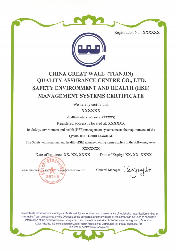 安全、环境与健康（HSE）（QSHS0001.1标准）_2